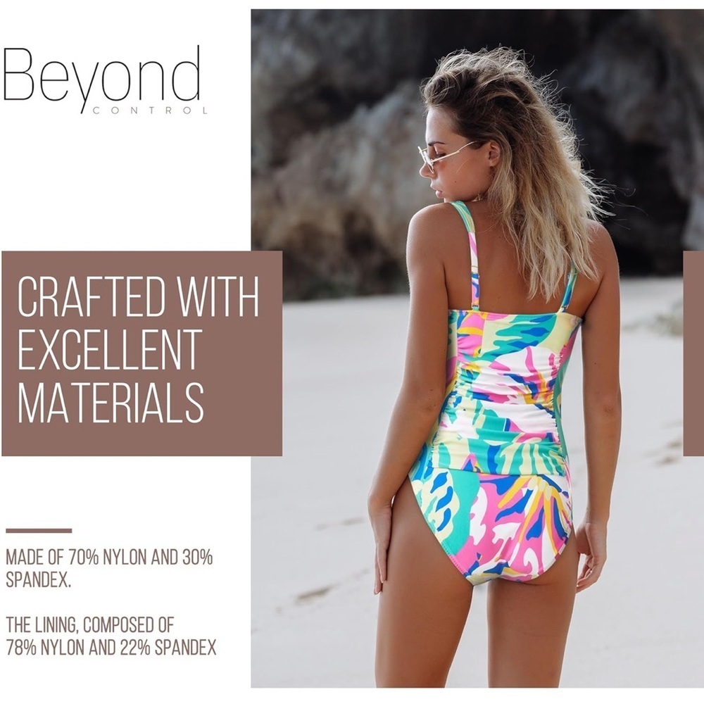 Beyond Control One Piece Swimsuit,‎ Bathing Suit for Women with Tummy Control - Picture 5 of 16